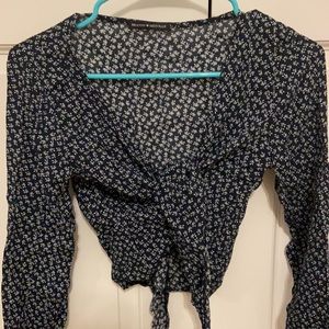 Brandy Melville Wrap Top